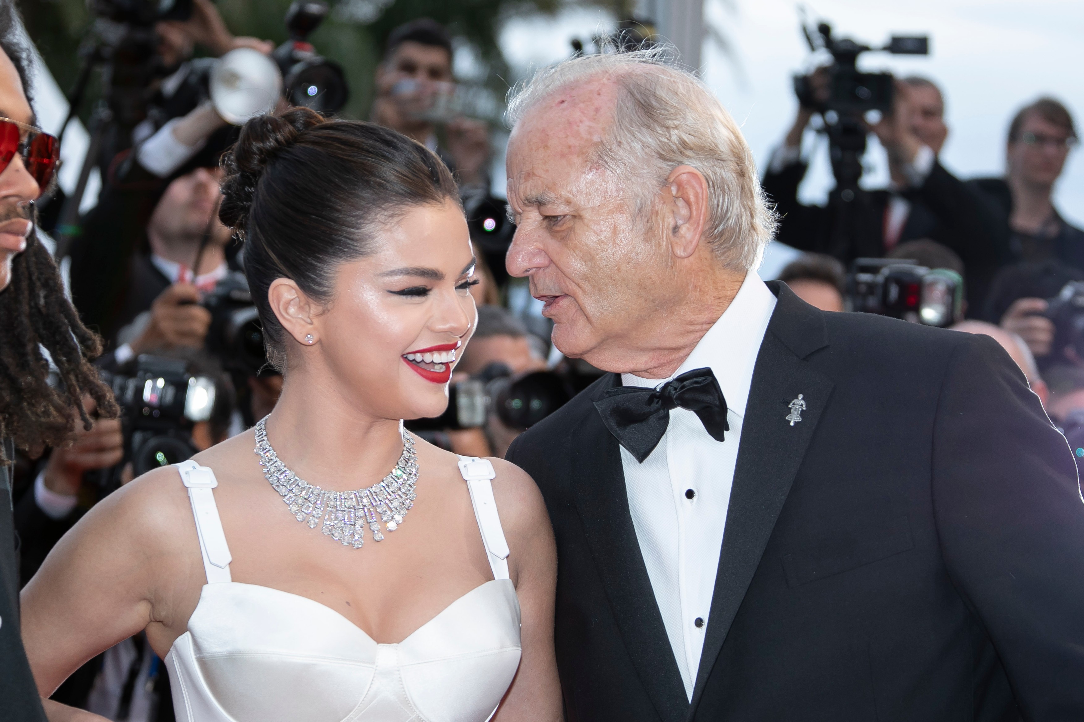 Selena Gomez and Bill Murray attend the opening ceremony and screening of "The Dead Don't Die" during the 72nd annual Cannes Film Festival