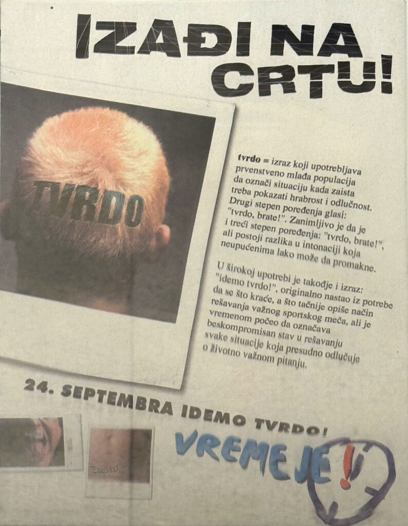 Leci iz kampanje pred izbore 24.9.2000, izbori pad slobodana miloševića