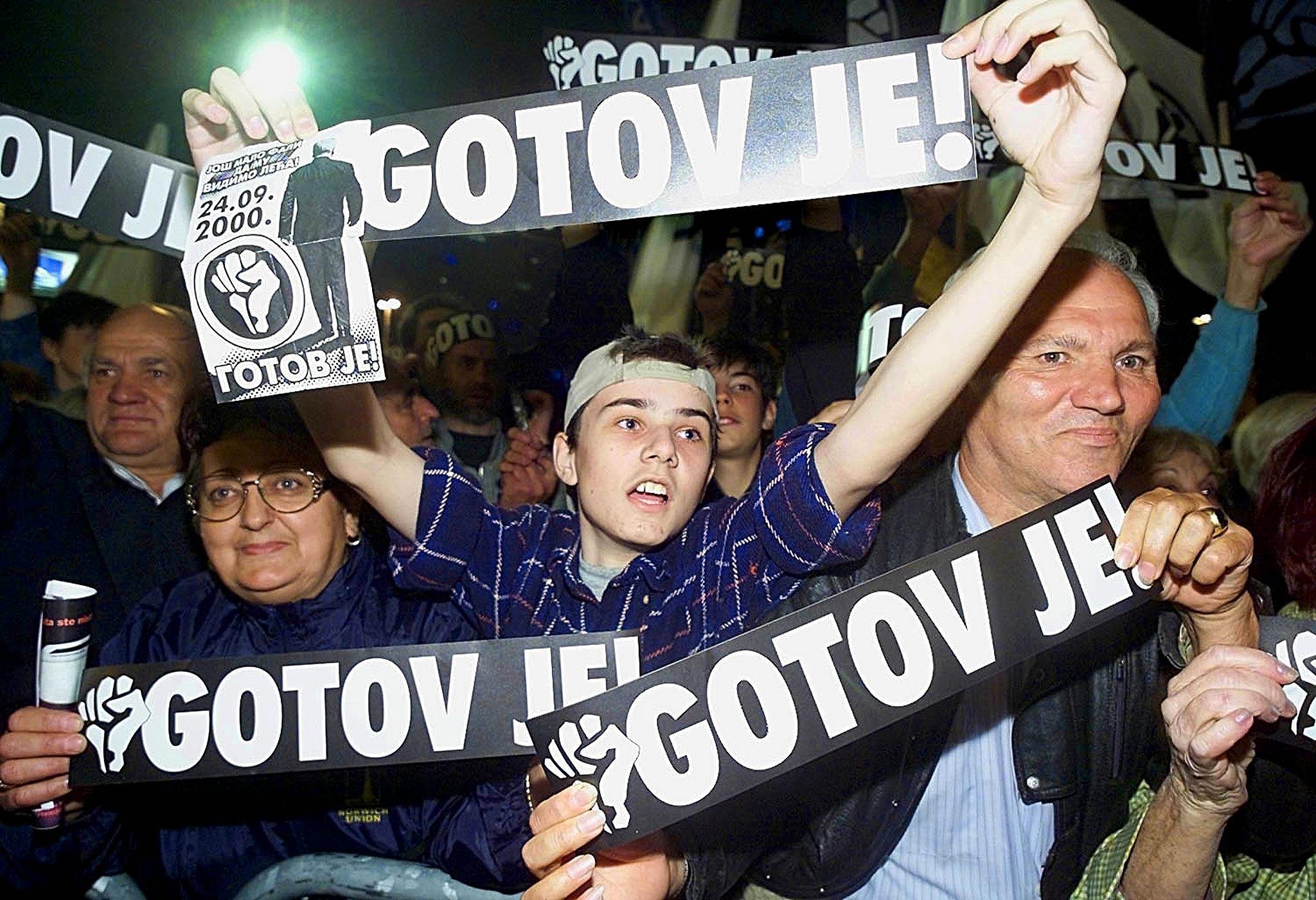 YUGOSLAVIA - ELECTIONS/OPPOSITION CELEBRATION