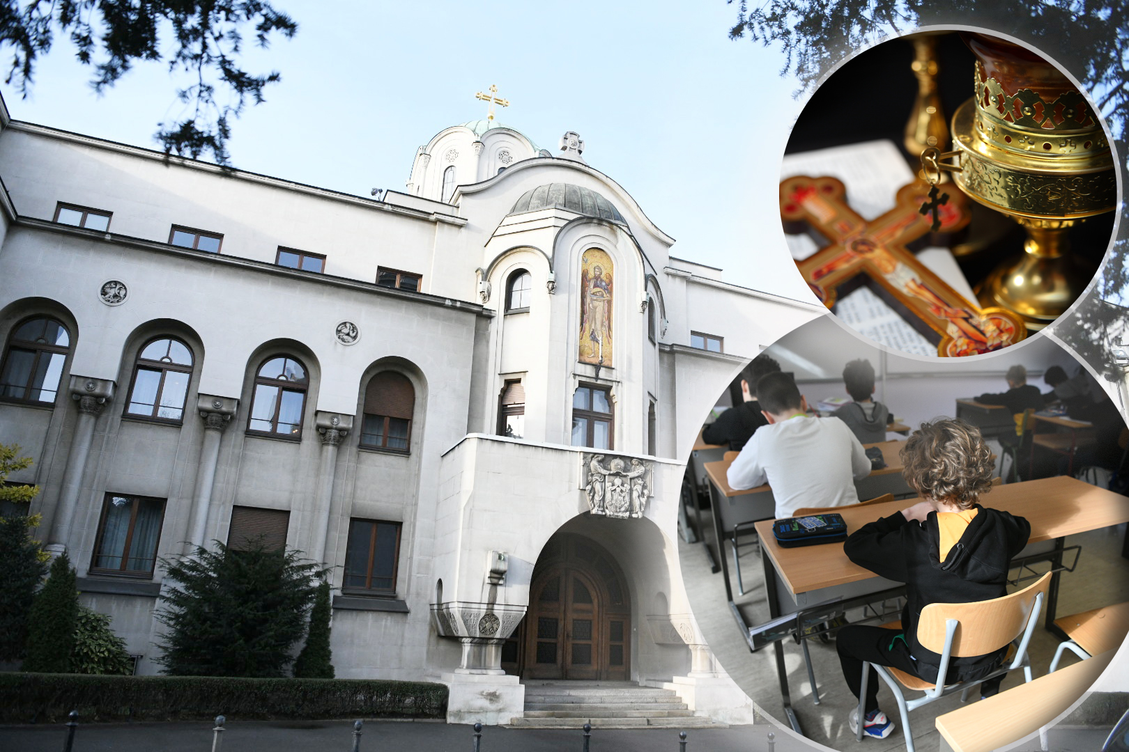 pokrivalicu za nastavu veronauke (ako nema, onda neki random čas u školi) i pokrivalicu za SPC