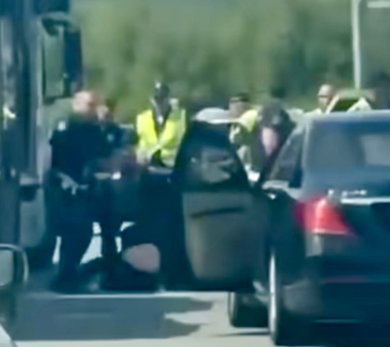 Nasilje kod Vrčina, policija