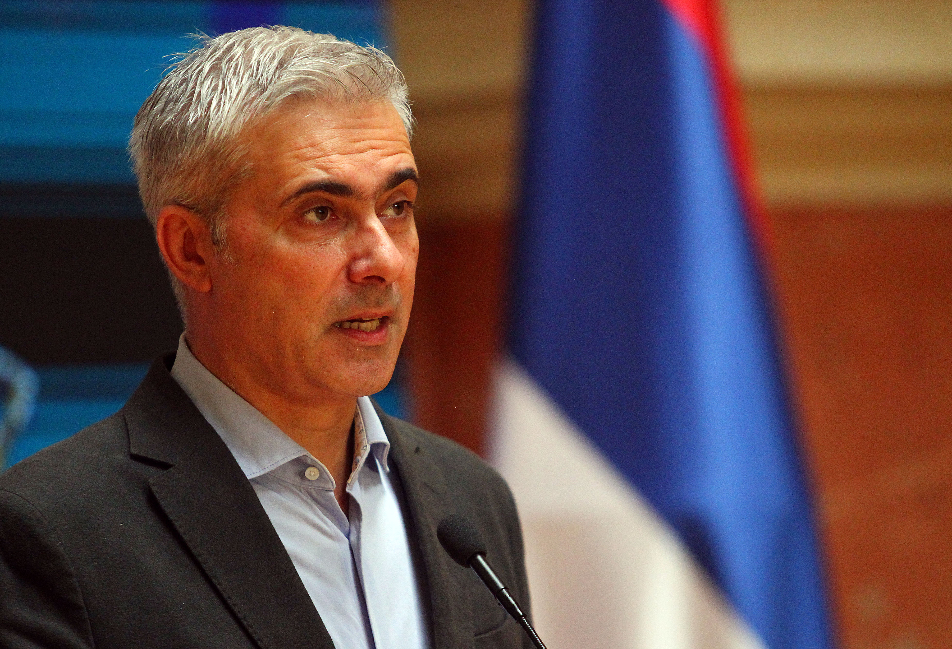 Member of parliament Aleksandar Jerkovic held a press conference in the central hall of the National Assembly.Narodni poslanik Aleksandar Jerkovic je odrzao konferenciju za medije u centralnom holu Doma Narodne skupstine.