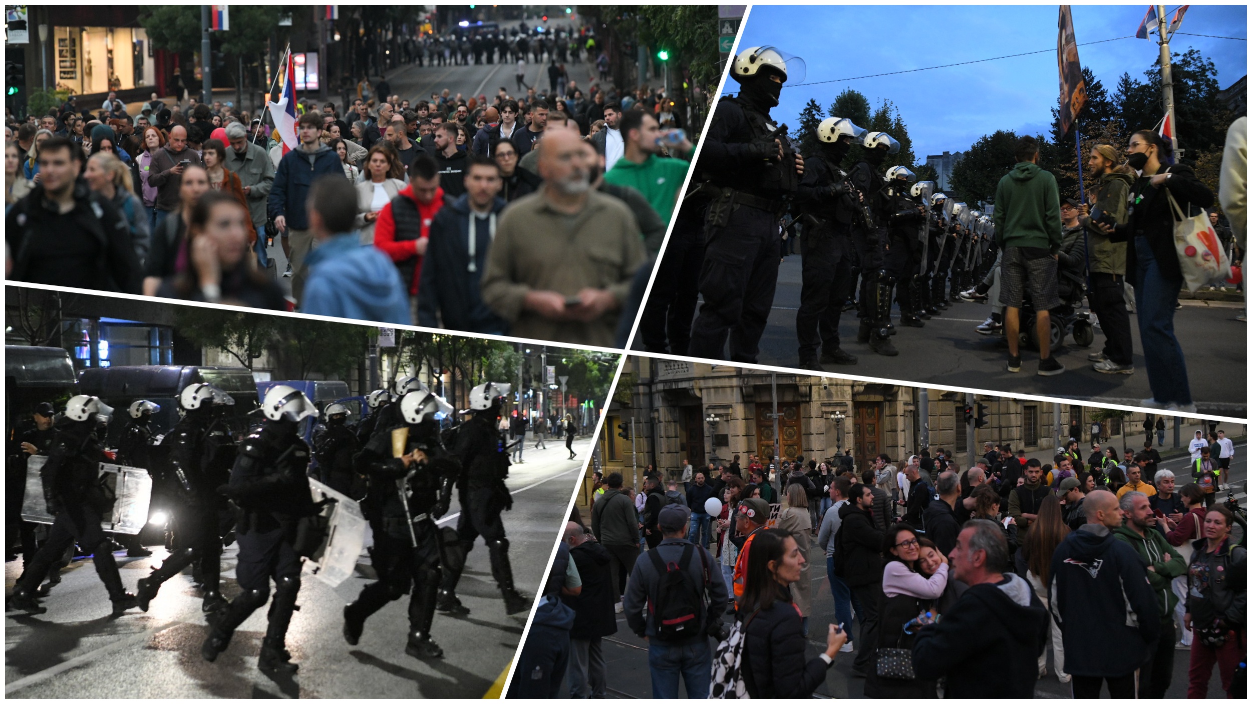 Beograd, građani, zborovi, okupljanje, policija, kombo
sns protest protiv blokada