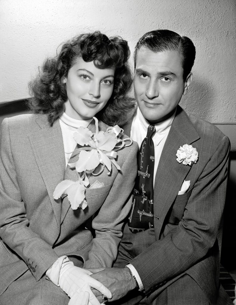 Ava Gardner and second husband Artie Shaw circa 1945,Image: 188612025, License: Rights-managed, Restrictions: For Editorial Use Only -, Model Release: no, Credit line: The Hollywood Archive / Hollywood Archive / Profimedia