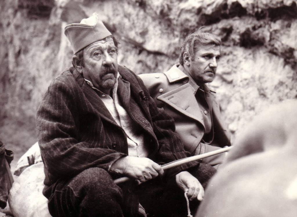Pavle Vuisić, Bata Živojinović, film Tren Foto: Jugoslovenska kinoteka