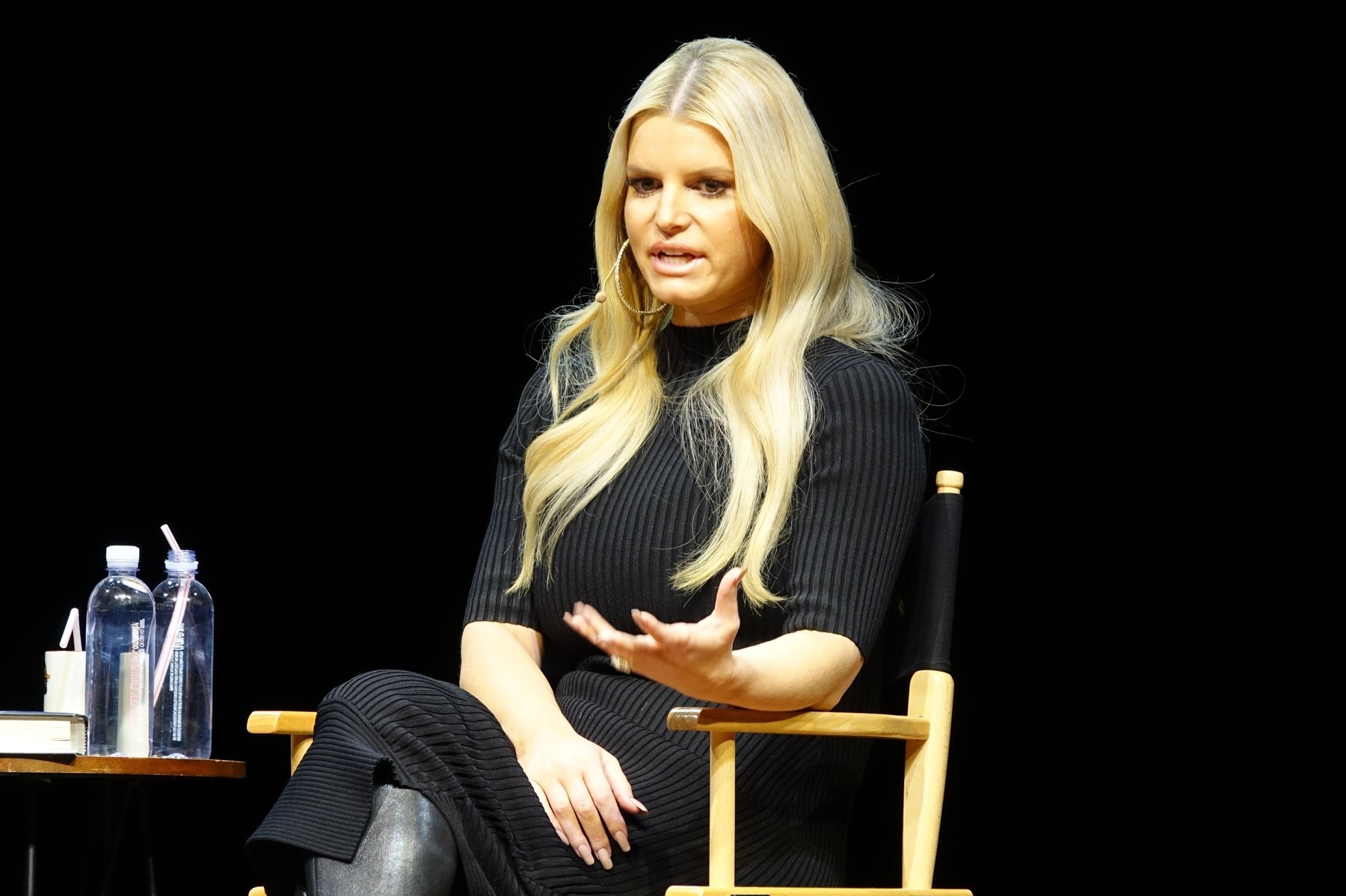 Jessica Simpson targeted by animal rights protestors in Los Angeles