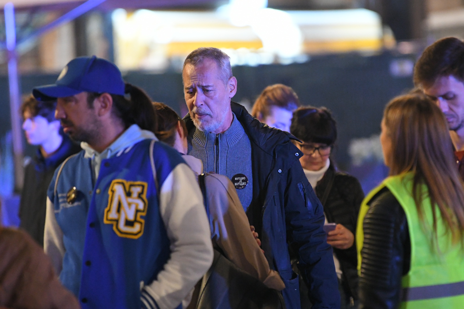 Protest ispred Narodnog pozorišta u Beogradu 11.10.2025