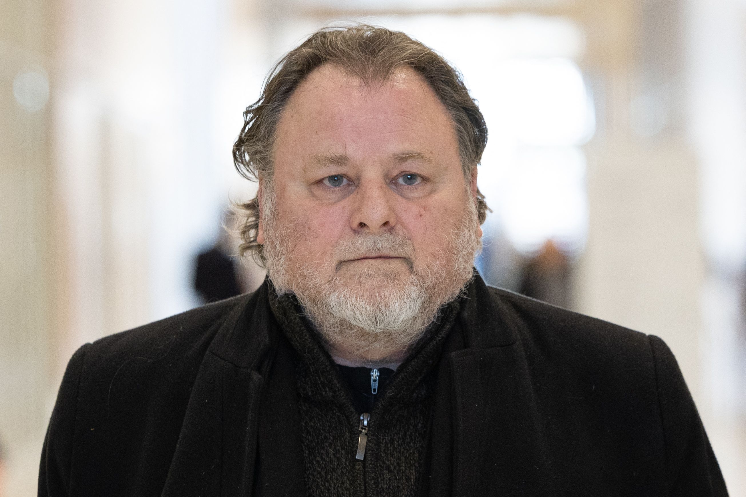 Christophe Ruggia leaves the court after being judged of sexually assaulting Adele Haenel - Paris, France - 03 Feb 2025