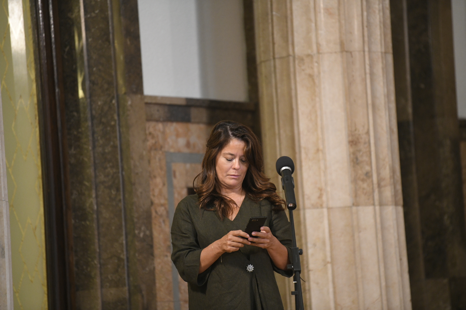 Beograd 07.08.2020. Suzana Vasiljević. Obraćanje predsednika Aleksandra Vučića u Skupštini grada Foto: Nemanja Jovanović/Nova.rs