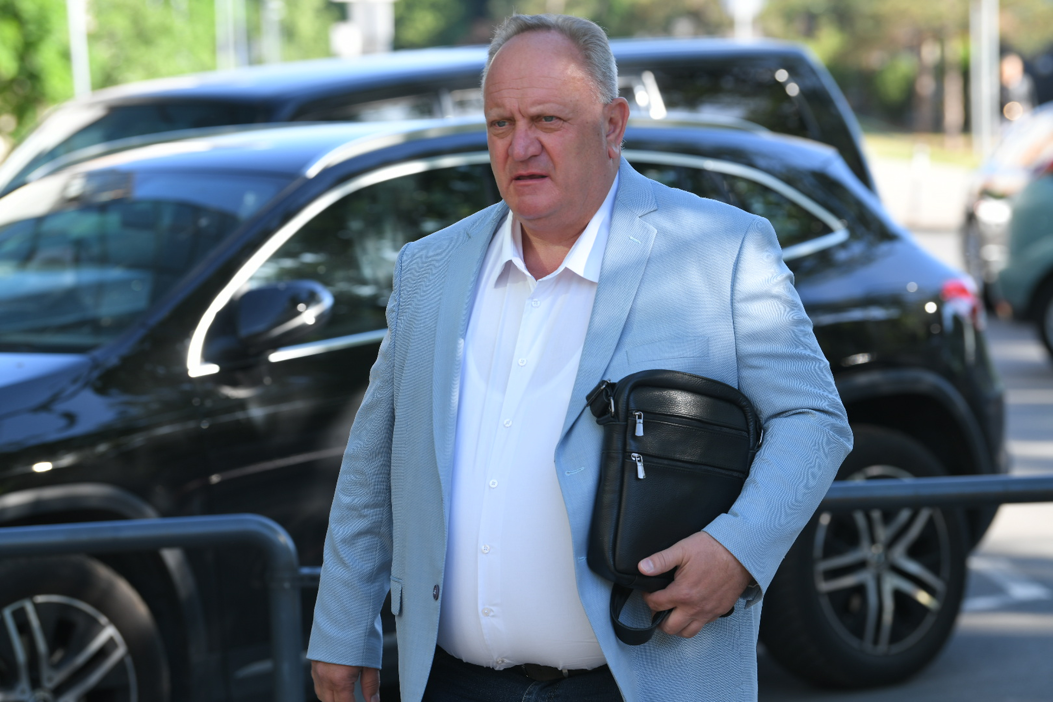 Arrival of the members of the Presidency of the Serbian Progressive Party to the session of the Presidency at the headquarters of the Party.Dolazak clanova Predsednistva Srpske napredne stranke na sednicu Predsednistva u sedistu Stranke.