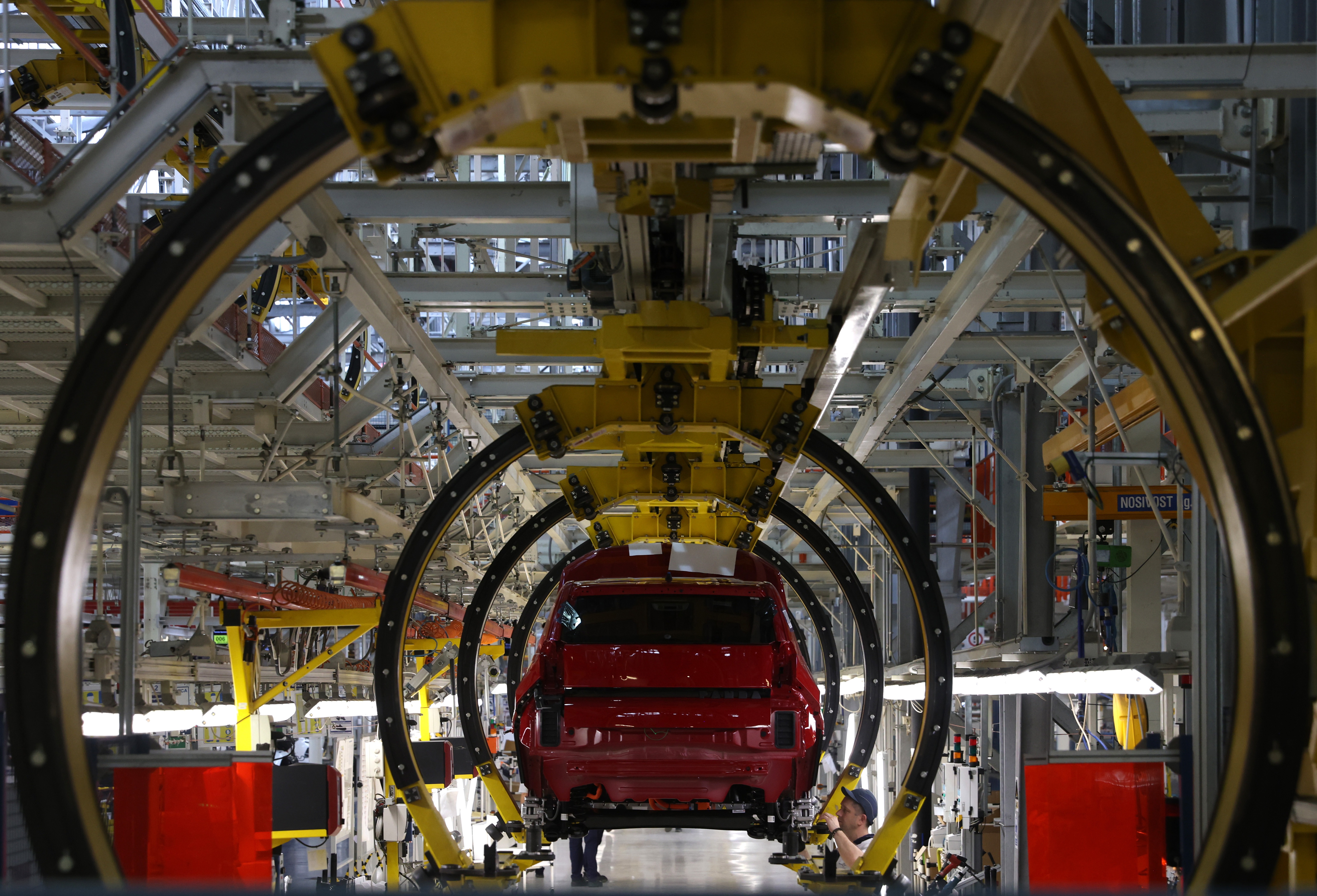 New manufacturing line for electric vehicles at Stellantis factory in Kragujevac