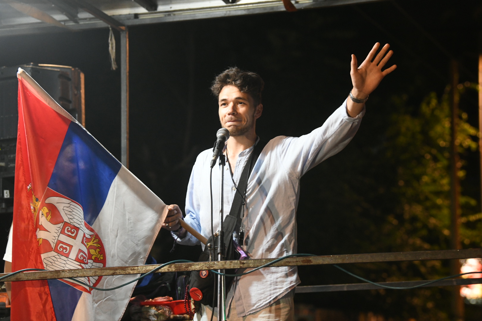 Beograd 22. jul 2023. Dvanaesti po redu protest Srbija protiv nasilja Foto:Vesna Lalić/Nova.rs