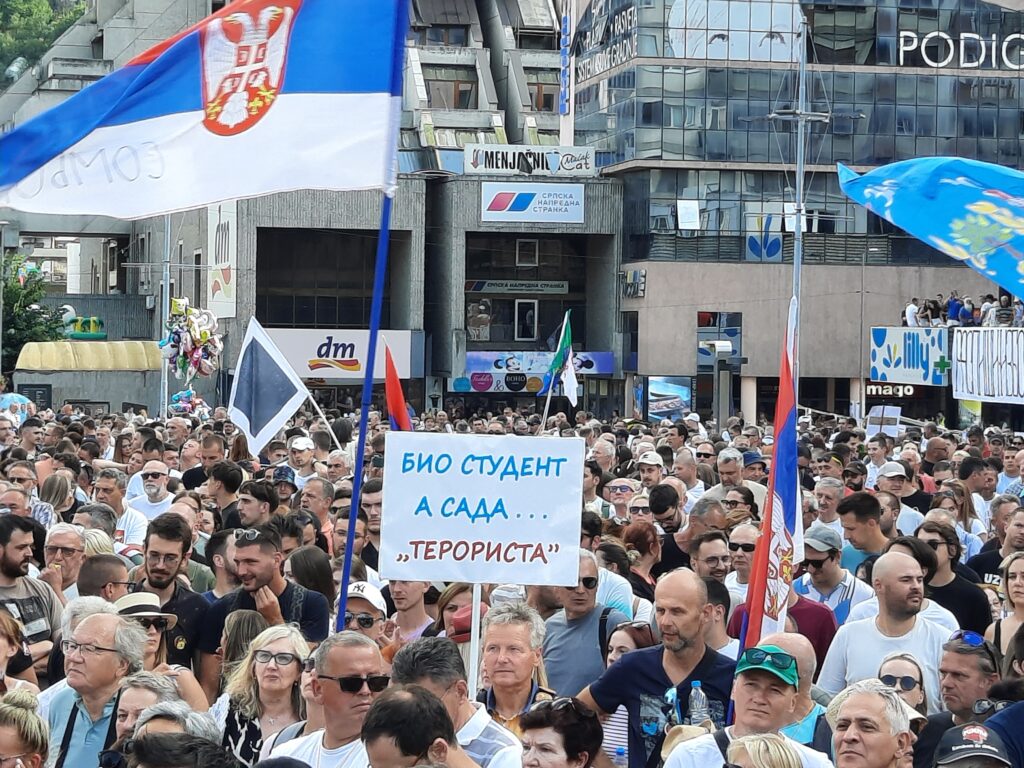 Užice 13. jul 2025. Veliki protest „Srbijo, Užice te zove" Foto:Slavica Panić/Nova.rs