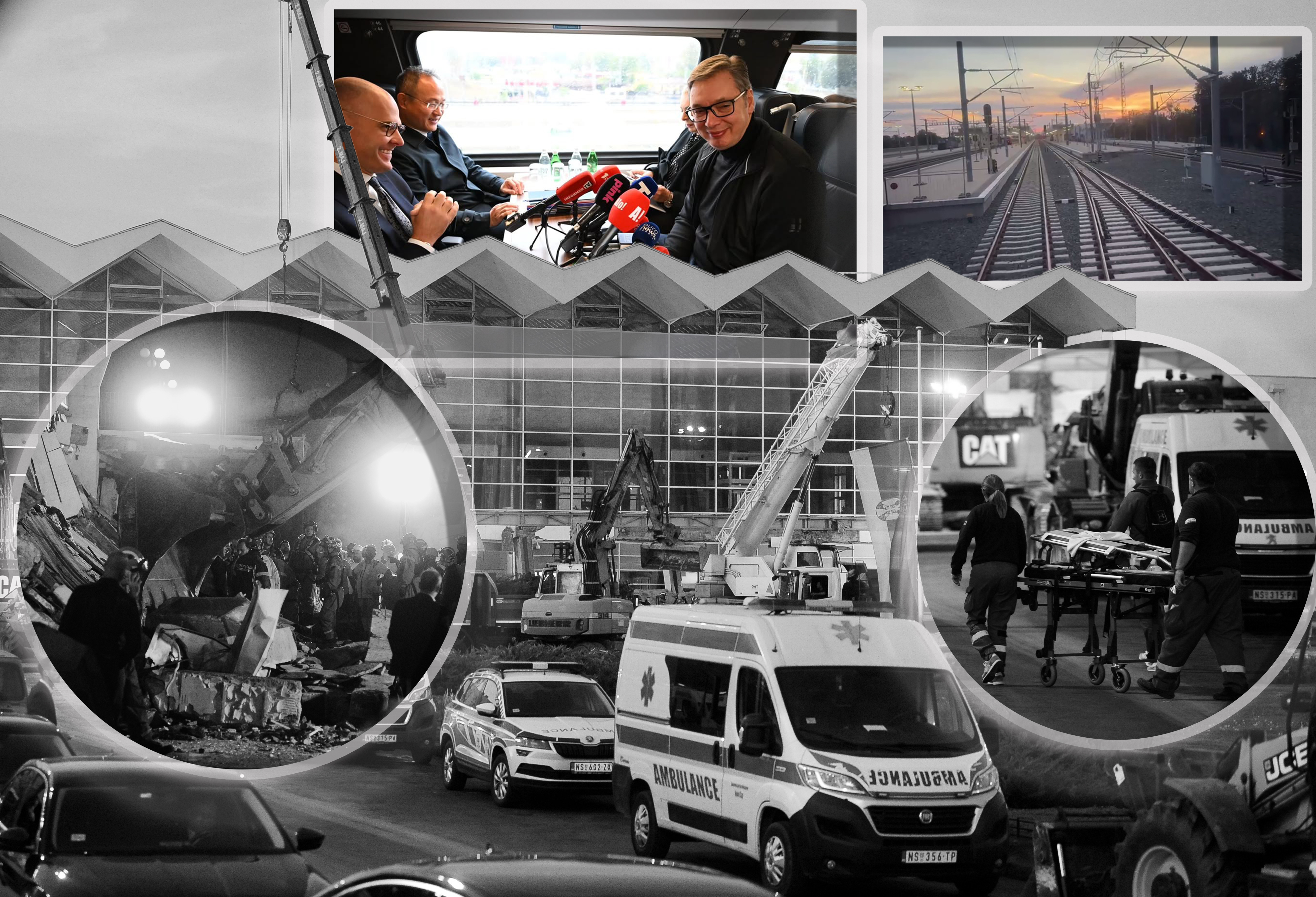 Several killed after a concrete canopy collapses at Novi Sad Railway station