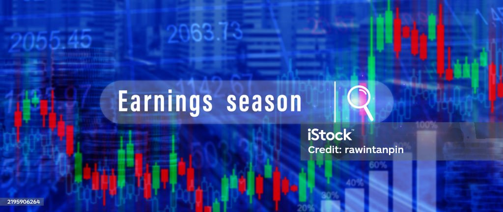 Earnings season concept, written in search bar business strategy, communication, feedback, online marketing, Ecommerce marketing strategy.