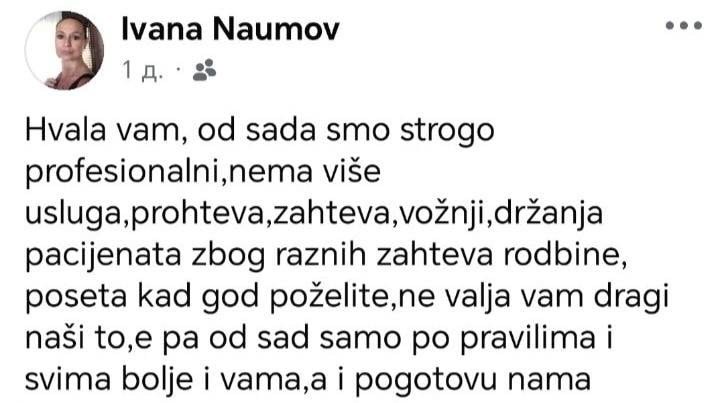 bahata sns direktorka doma zdravlja