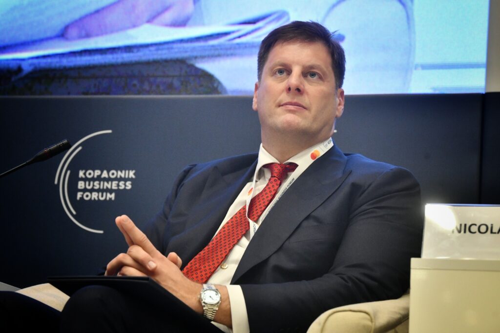 Kopaonik 05. mart .2024. Kopaonik biznis forum, Četvrti dan,  Stojan Vujko, da ga imamo. Milenijum tim
Foto:Vesna Lalić/Nova.rs