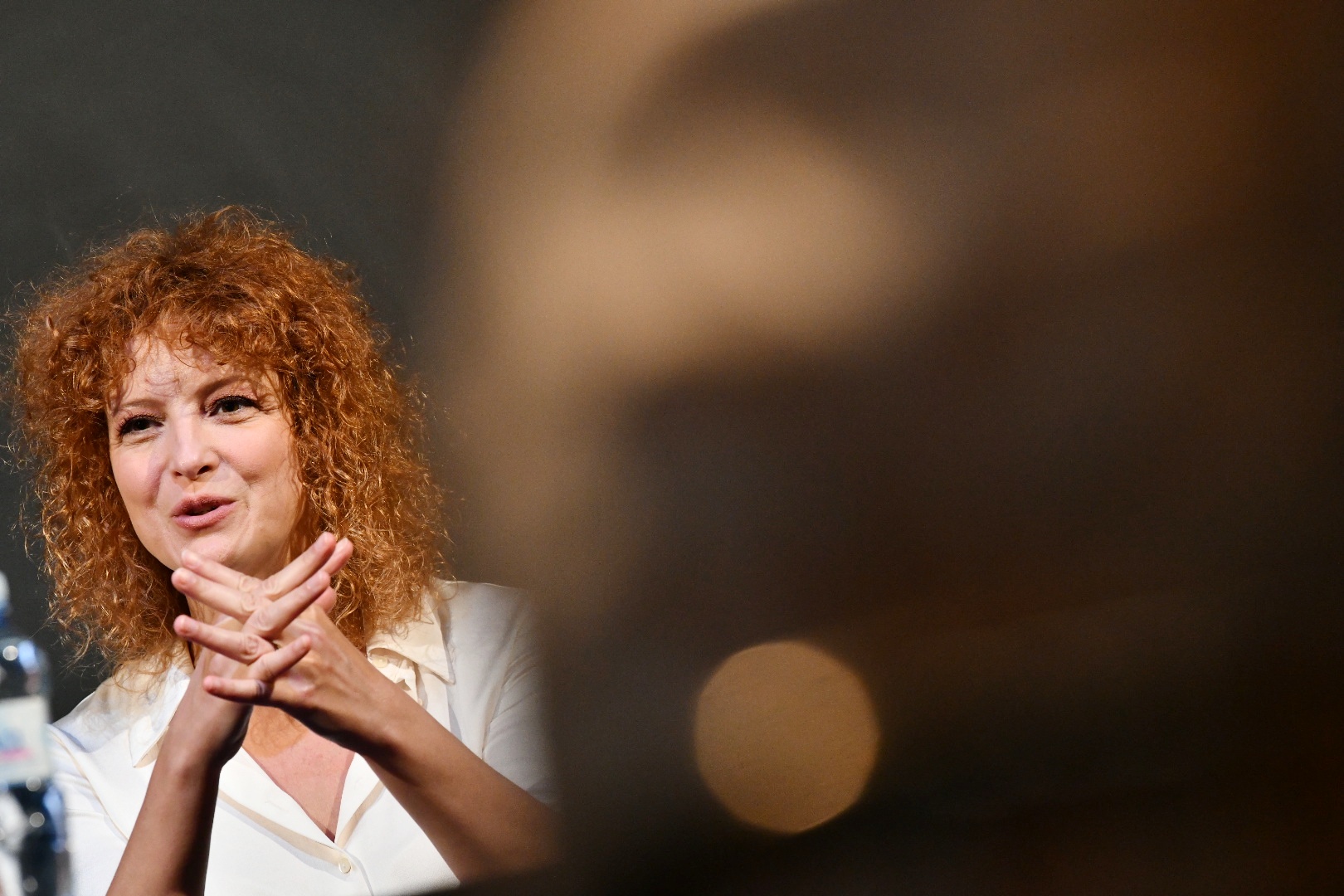 Beograd 08.10.2024. Bitef. Konferencija za novinare povodom beogradske premijere predstave Ućutkivanje Sokrata Foto: Vesna Lalić/Nova.rs