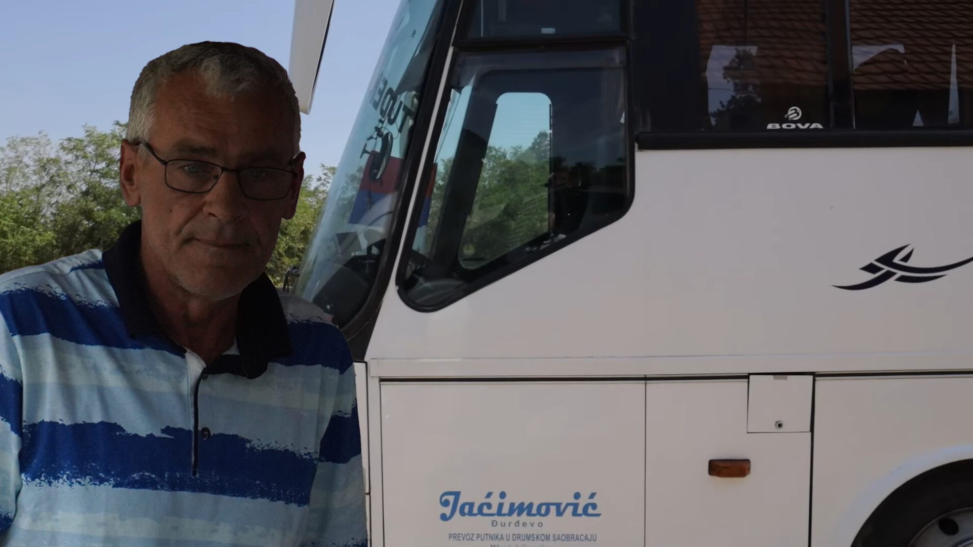 Milomir Jaćimović, autoprevoznik, protest