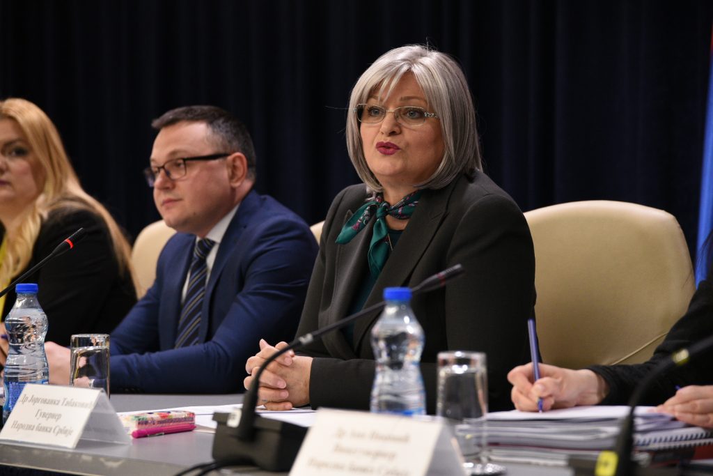 Beograd 11.03.2020. Jorgovanka Tabaković, Narodna banka Srbije, konferencija za novinare Foto:Dragan Mujan/Nova.rs
