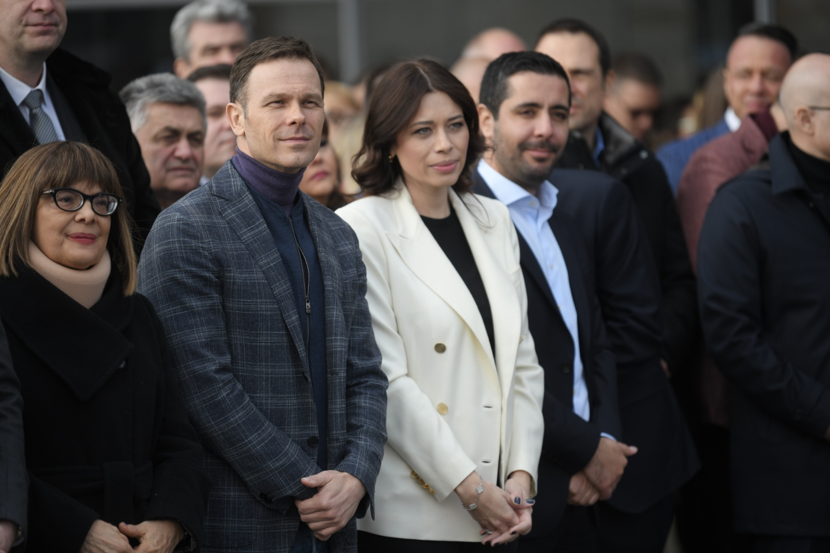 Novi Sad19.03.2022. Puštanje u saobraćaj deonice pruge Beograd - Novi Sad u okviru međunarodne, medjunarodne brze pruge Beograd - Budimpešta. Voz Soko, železnička stanica Foto: Dragan Mujan/Nova.rs