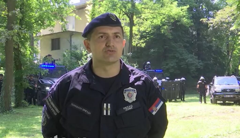 Radoslav Repac, policijska brigada Beograd, komandant