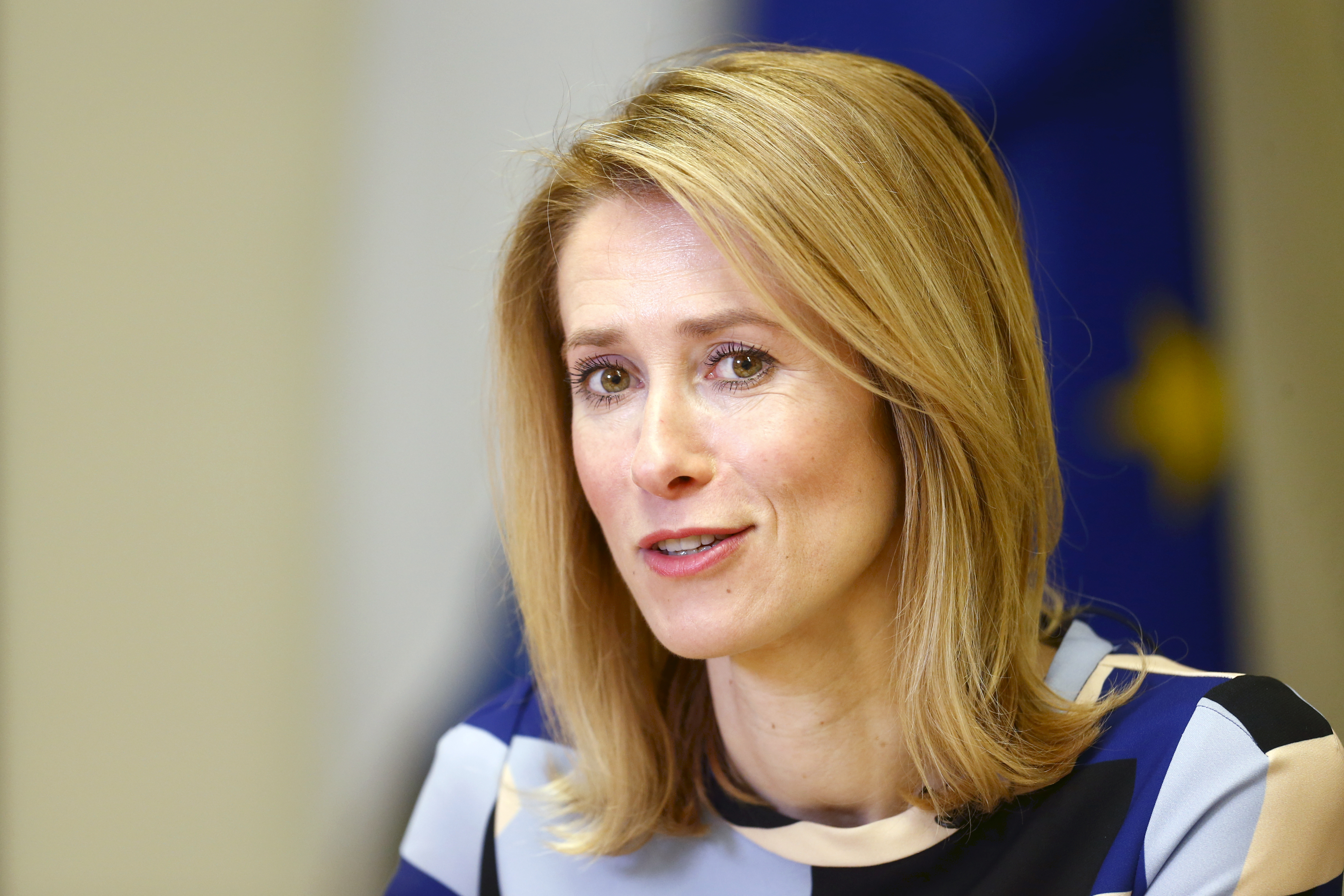 Estonian leader of the liberal Reform Party Kaja Kallas