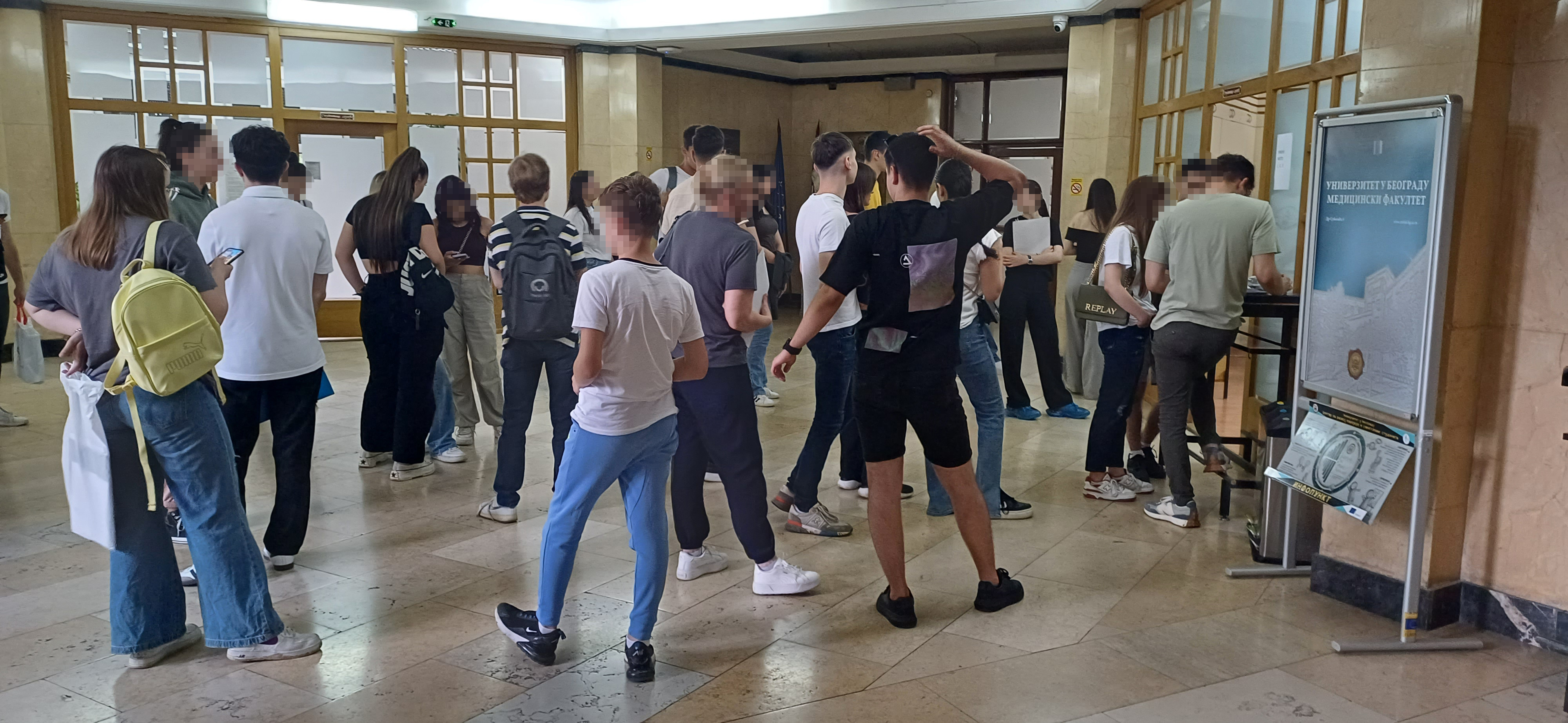 Medicinski fakultet u Beogradu, Medicina, studenti, brucoši, upis na fakultet Foto: Ana Marković/Nova.rs