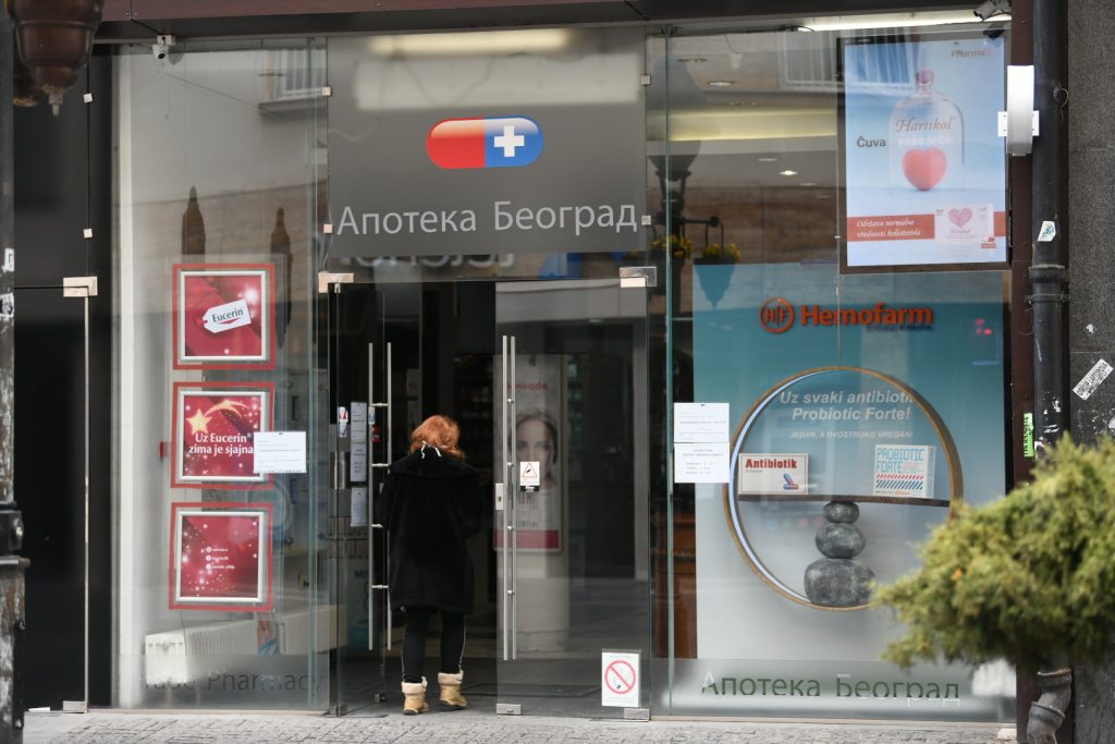 Beograd 01.04.2020. Apoteka, nema guzve, korona, koronavirus, maske, Foto: Vesna Lalić/Nova.rs