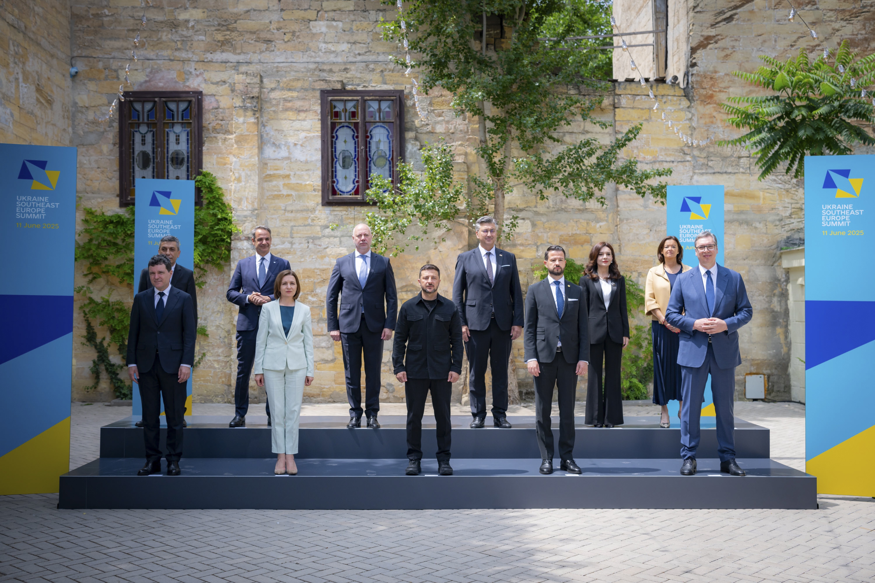 Ukraine  Southeast Europe Summit in Odesa, Ukraine Vučić