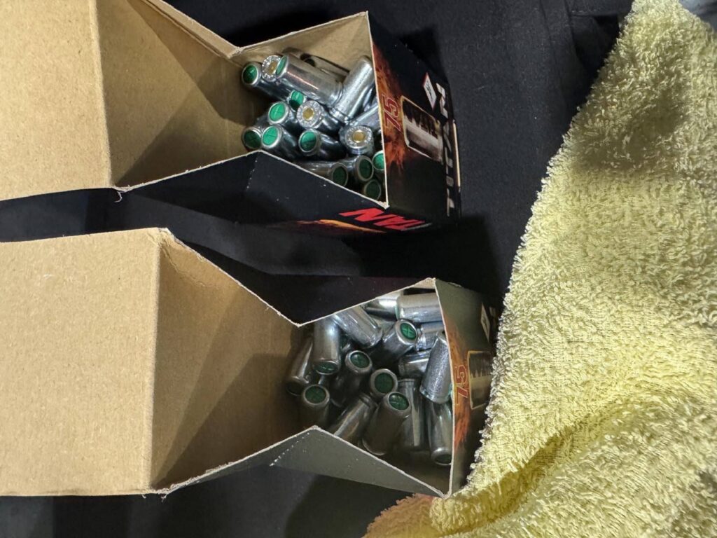 pištolj i municija ispod peškira, horgoš