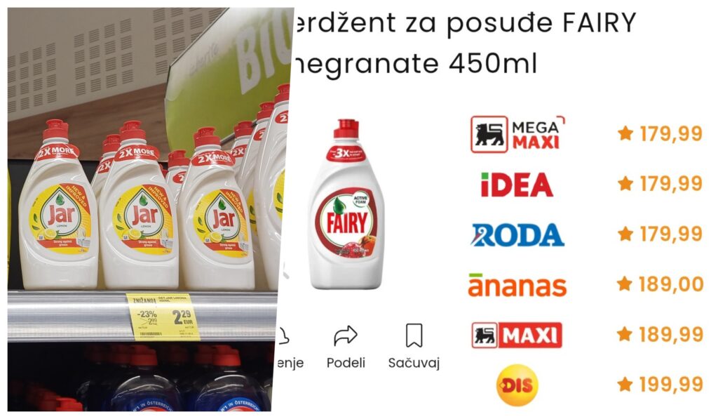 cene Slovenija-Srbija
Cene u Sloveniji i Srbiji