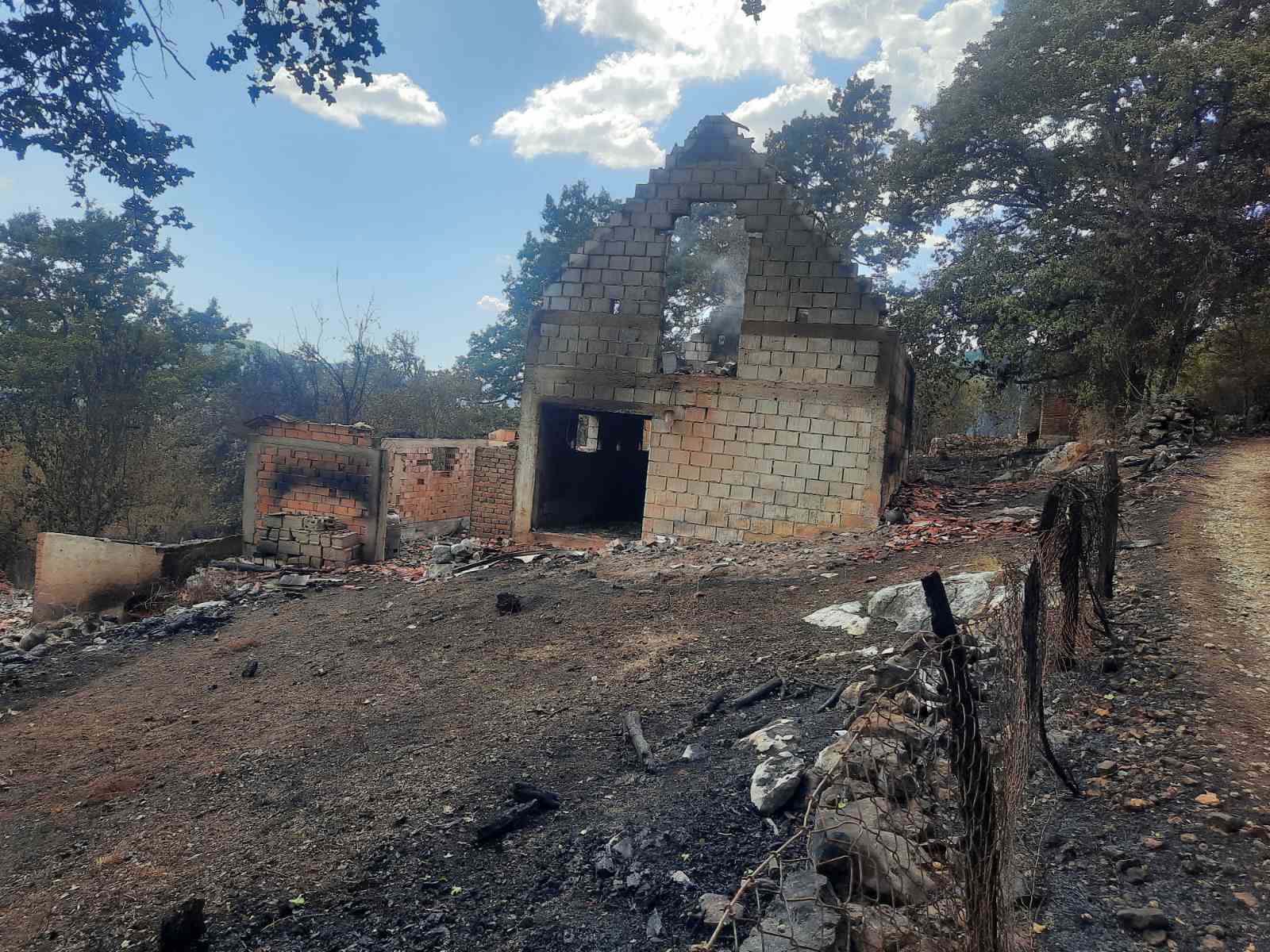 požar u selu bioska kod užica