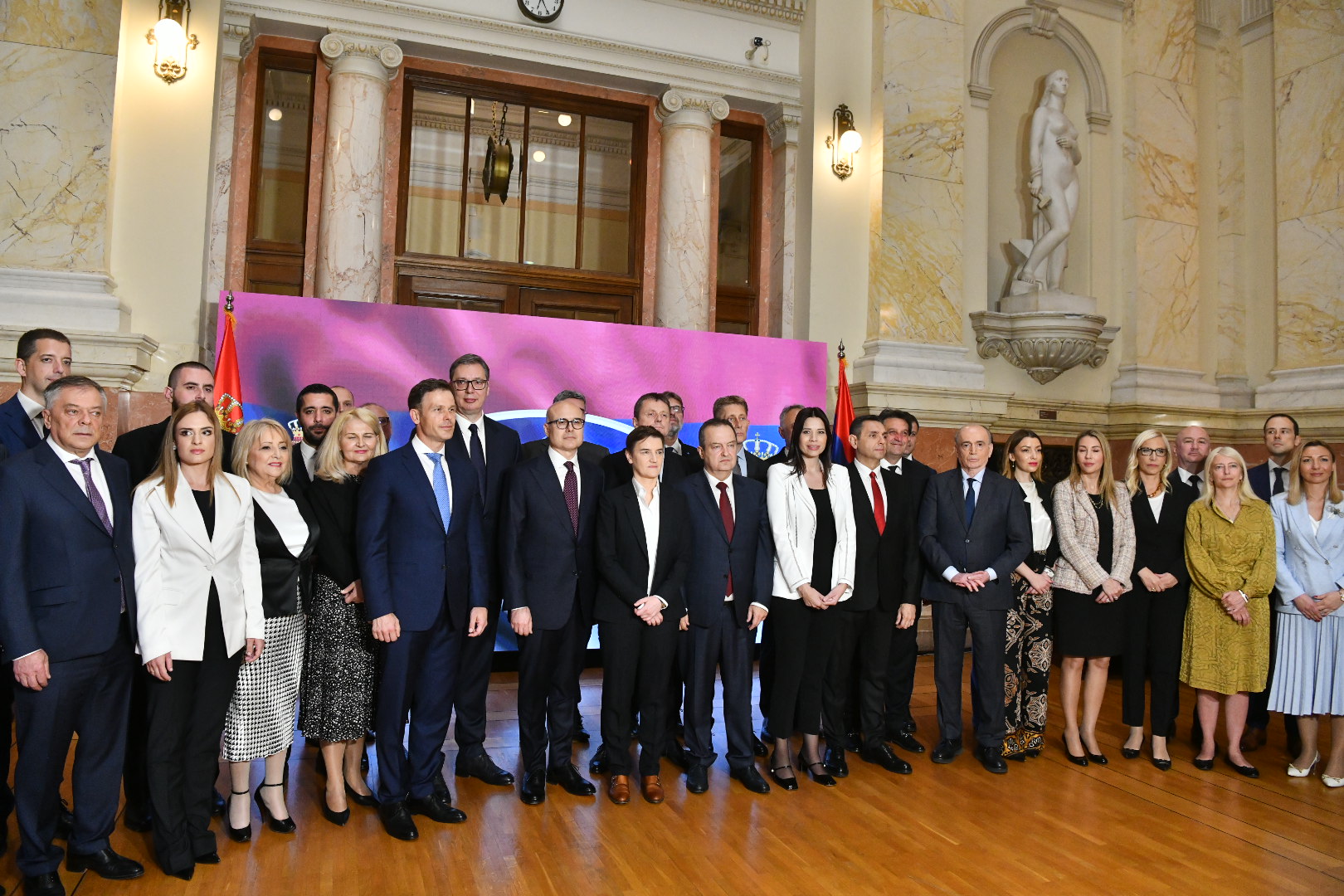 Beograd 02. maj 2024. Skupština Srbije, polaganje zakletve nova Vlada Srbije, ministri grupna Foto:Vesna Lalić/Nova.rs