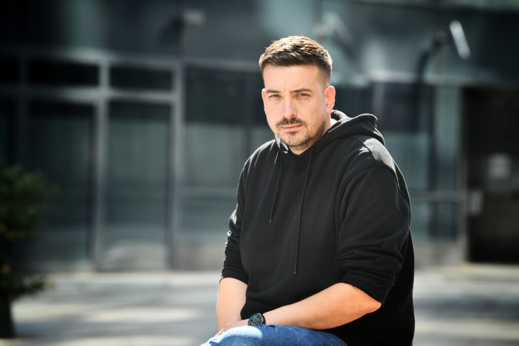 Beograd, 18.09.2024. Marko Novičić, voditelj Tv Nova, intervju Foto: Vesna Lalić/Nova.rs