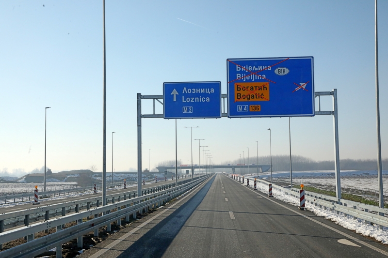 auto put autoput čabac loznica