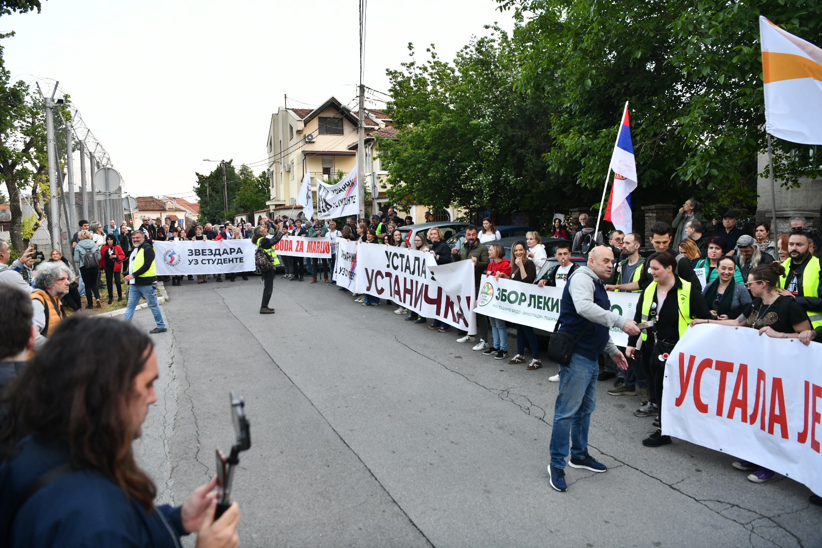 Beograd, 19.05.2025. Centralni zatvor, Sloboda za Mariju Vasić,  pritvorena aktivistkinja i profesorka Marija Vasić Foto: Vesna Lalić/Nova.rs