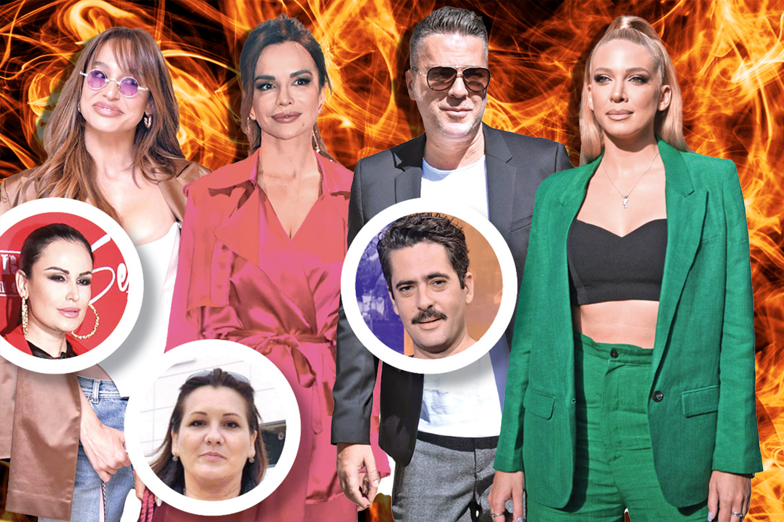 Severina VuČkovic
Željko i Saša Joksimović
Edita i Indi Aradinović