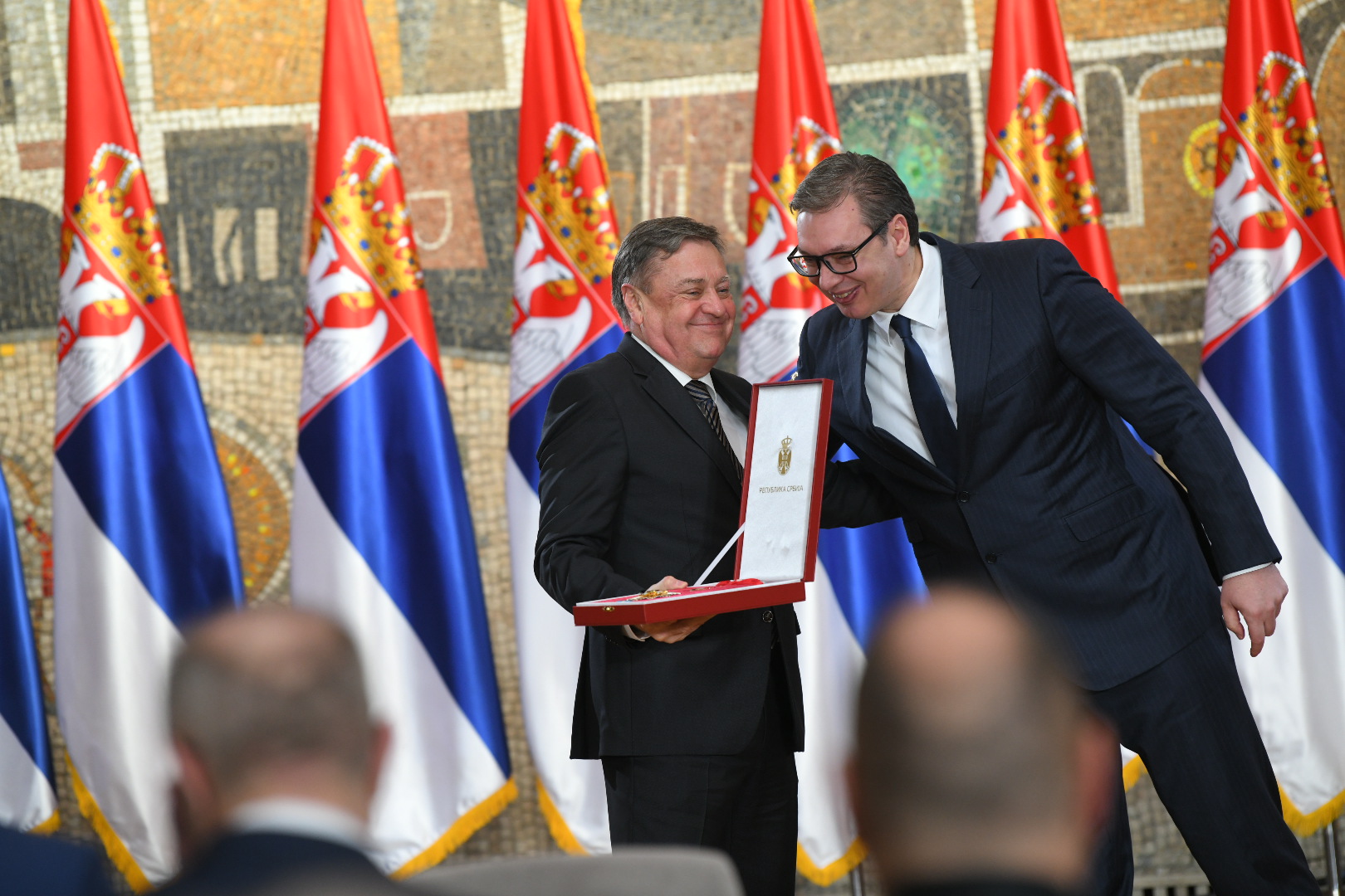 Beograd 15.02.2022. Dan državnosti, Sretenje, ordenje, Orden Republike Srbije, dodela ordenja, odlikovanja, odlikovanje, orden, Palata Srbija Foto: Nemanja Jovanović/Nova.rs