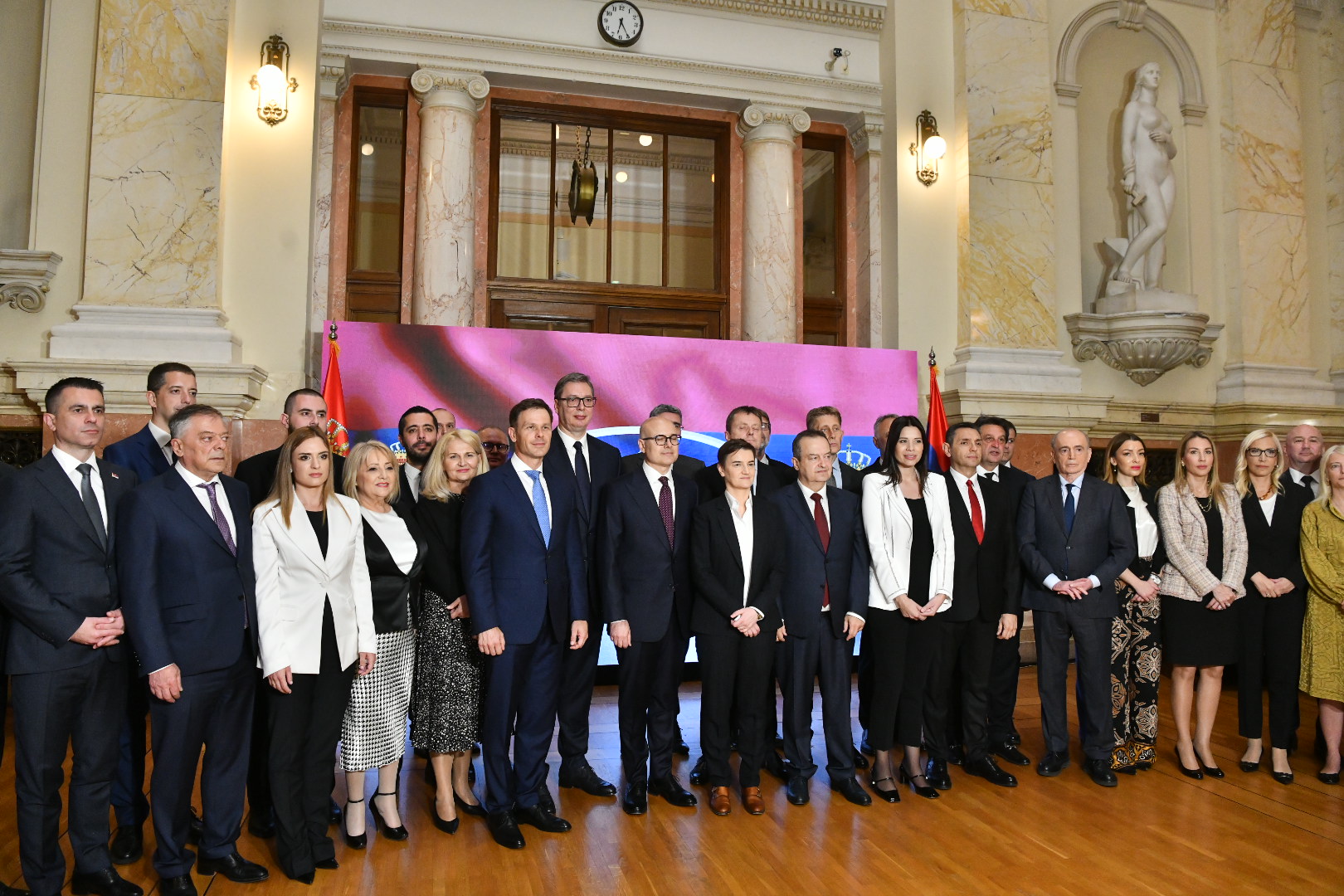 Beograd 02. maj 2024. Skupština Srbije, polaganje zakletve nova Vlada Srbije, ministri grupna Foto:Vesna Lalić/Nova.rs
