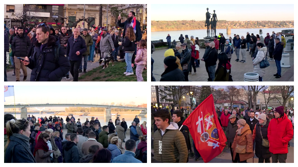 Građanski zborovi u Novom Sadi i Vračaru: