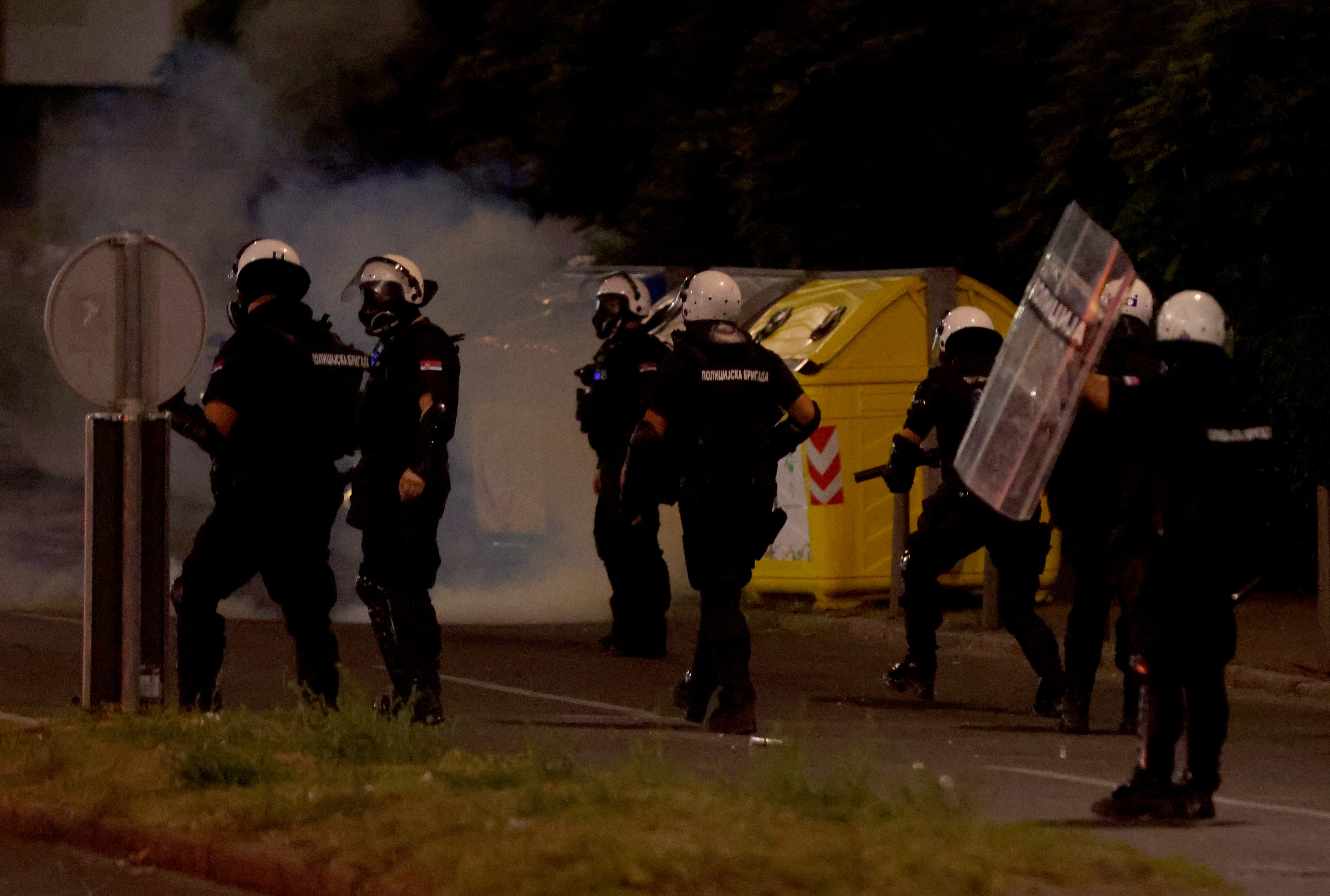 Anti-government protest in Belgrade