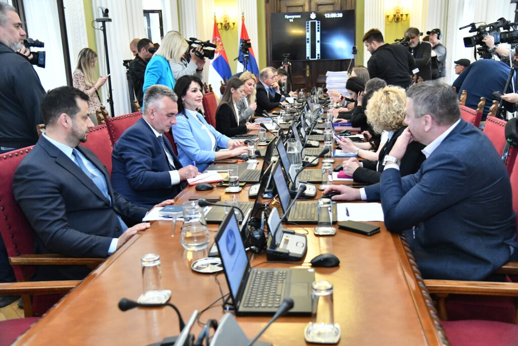 Beograd, 30.05.2025. - Sednica Odbora za kulturu i informisanje o predlozima za kandidate za clanove Saveta Regulatornog tela za elektronske medije (REM), odrzana je danas u Domu Narodne skupstine. (BETAPHOTO/MILAN ILIC)