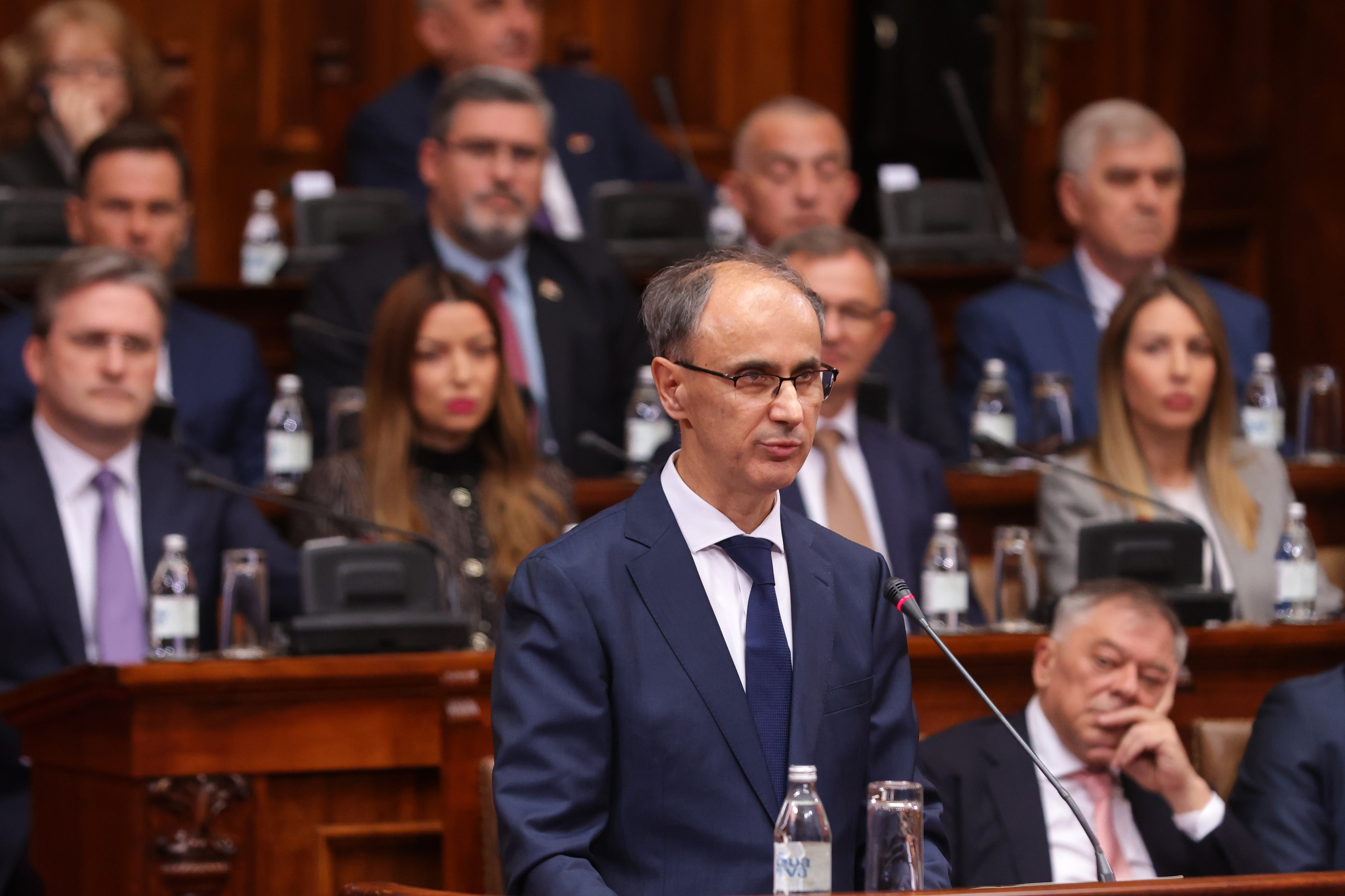 Serbia's Prime Minister designate Macut presents plan for new government