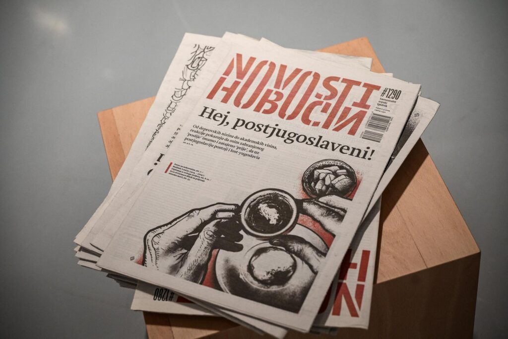 16.01.2025., Zagreb - Otvorenje izlozbe 'Imamo novosti' povodom 25 godina samostalnog srpskog tjednika Photo: Josip Regovic/PIXSELL