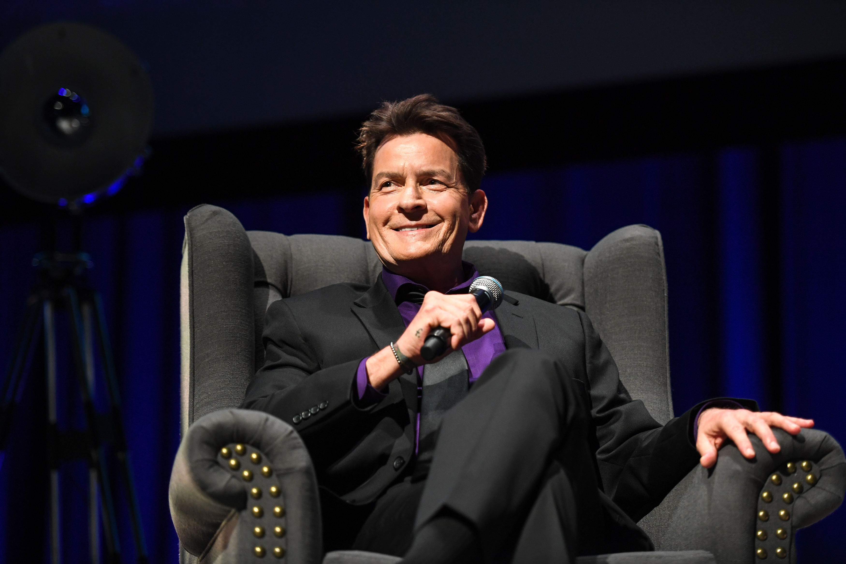 Čarli Šin US actor Charlie Sheen's speaking tour in Australia