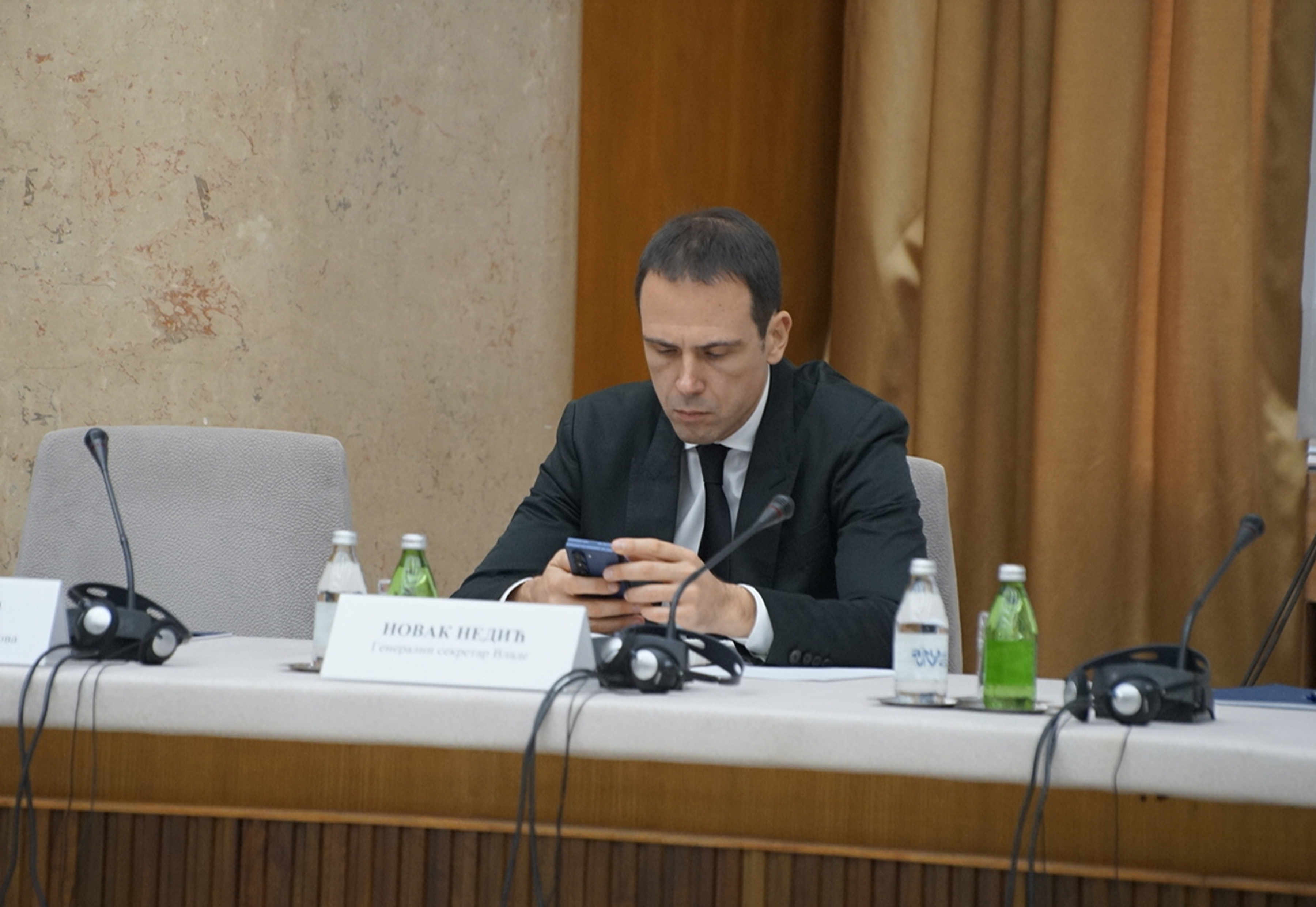 A session of the Government of the Republic of Serbia was held at the Palace of Serbia.Odrzana je sednica Vlade Republike Srbije u Palati Srbija