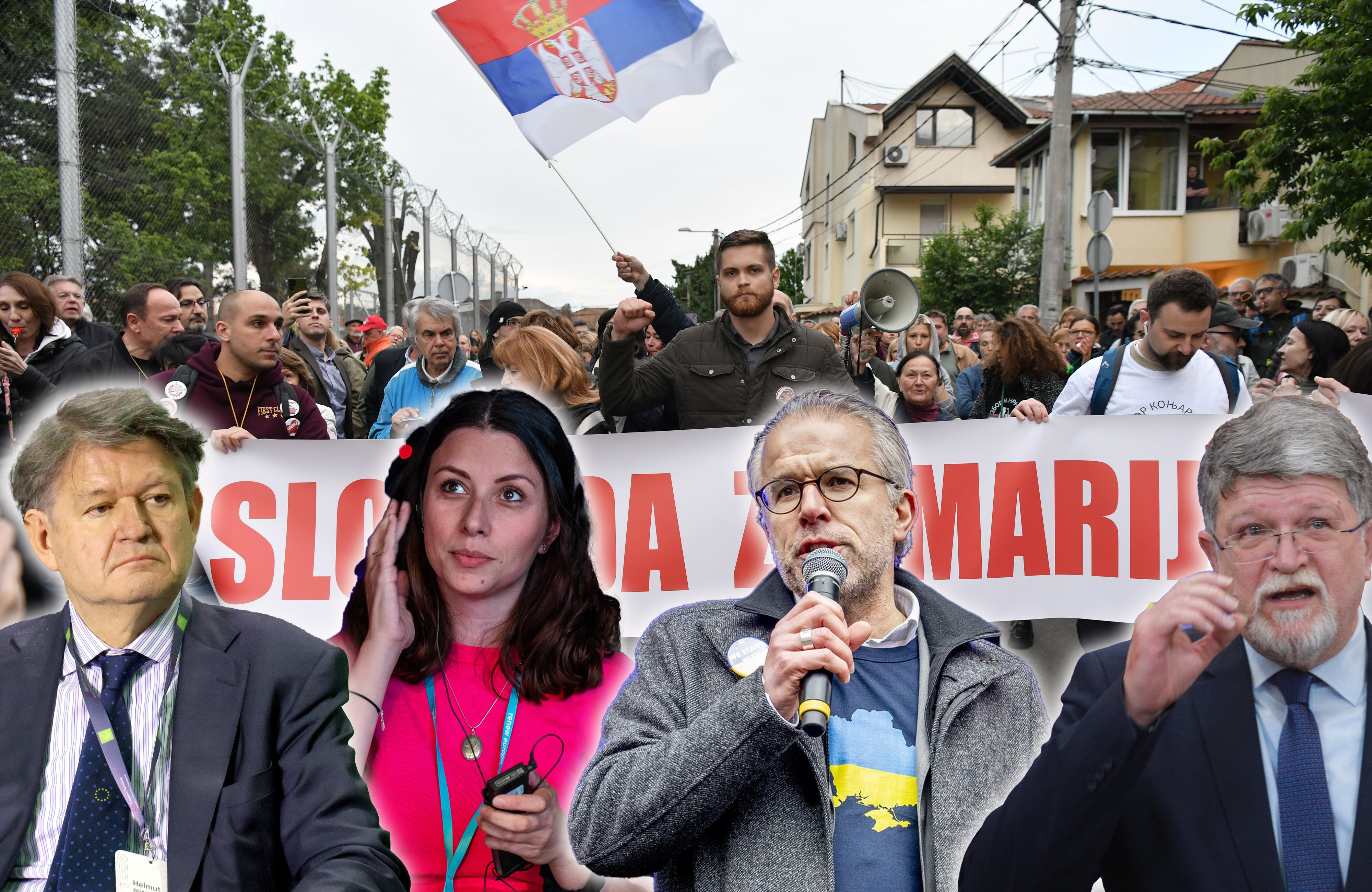 Helmut Brandstätter, Irena Joveva, Thijs Reuten,  Tonino Picula, Skup podrške Mariji Vasić kombo sloboda za  mariju