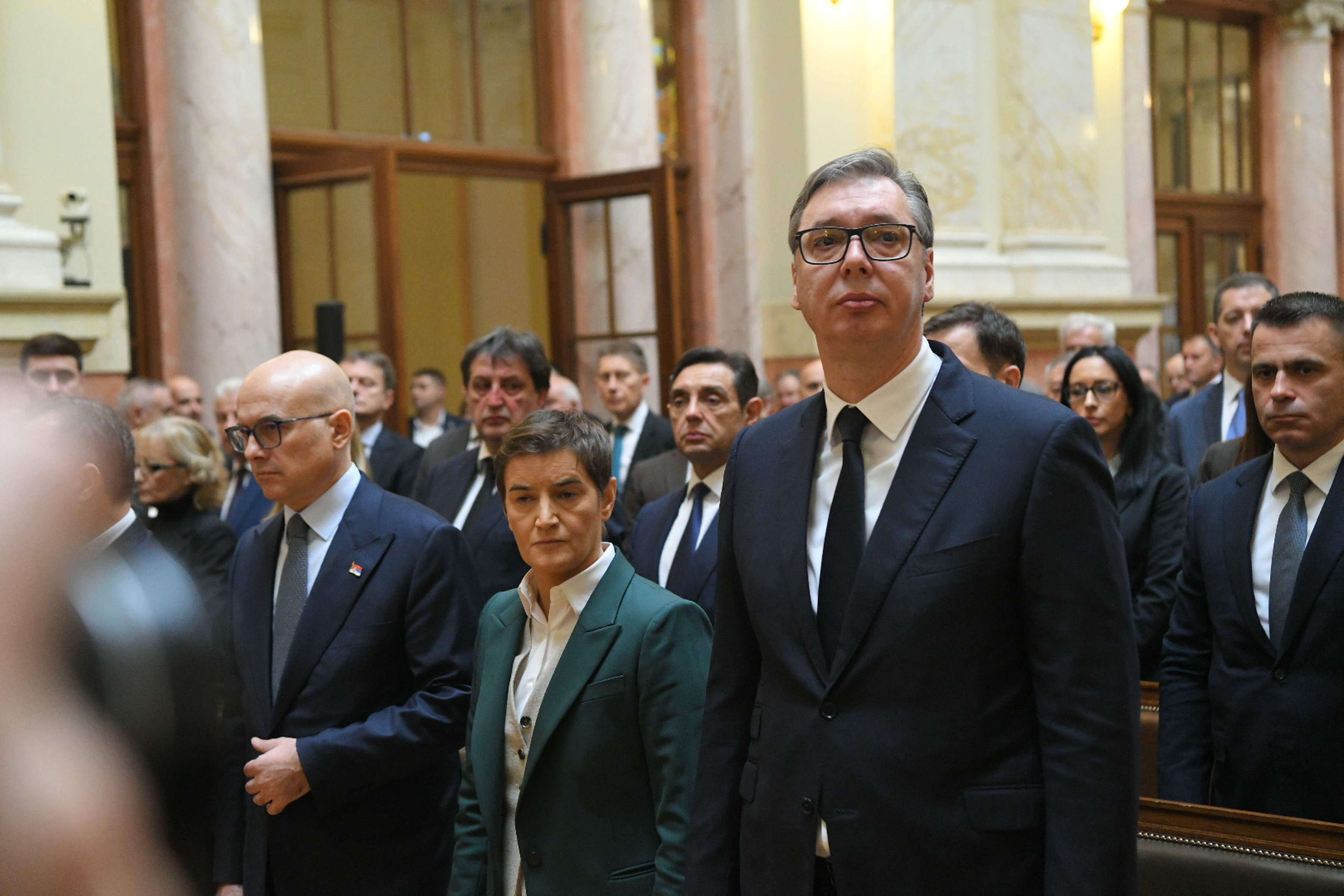 The commemoration of the death of deputy Dragan Markovic Palme was held in the House of the National Assembly.Komemoracija povodom smrti narodnog poslanika Dragana Markovica Palme odrzana je u Domu Narodne skupstine.