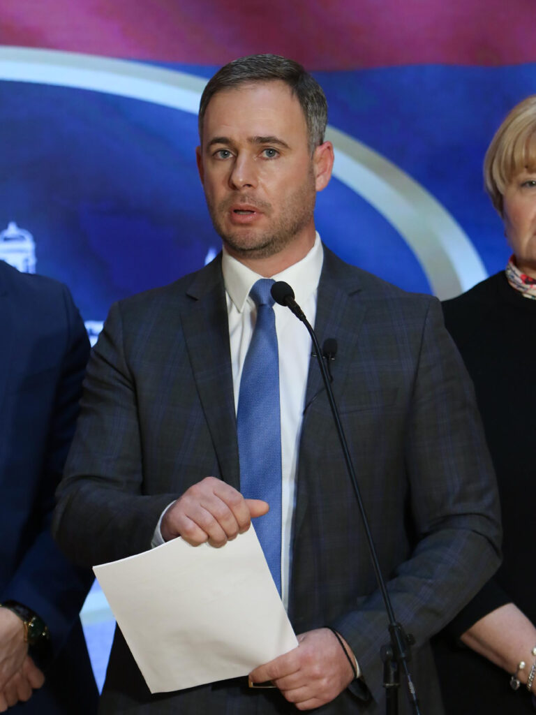 Mesto: Beograd
Datum: Tue Feb 04 13:33:15 CET 2025
Dogadjaj: POLITIKA - Konferencija za novinare Poslaničke grupe Narodni pokret Srbije - Novo lice Srbije
Fotoreporter: Milica Vučković
Ličnosti: Miroslav Aleksić 
Izvor: FoNet